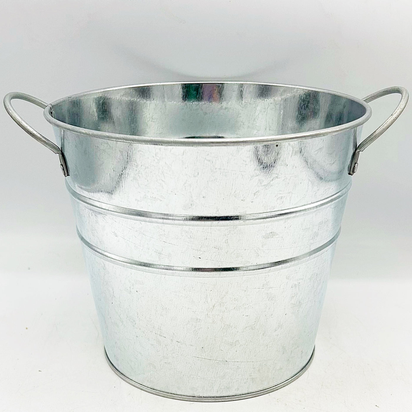 Surprise Me Sale 🤭 Shiny Galvanized Bucket with Handles 6" H