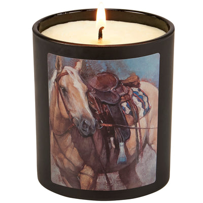 Palomino Horse 8 oz Jar Candle Sandalwood Scent