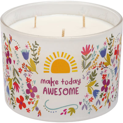 Make Today Awesome 14 oz Jar Candle Vanilla Scent