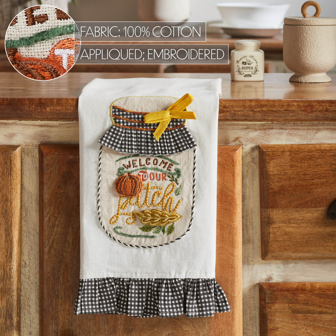 Welcome to our Patch Fall Tea Towel