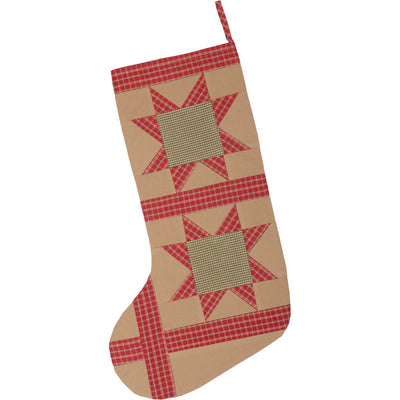 Dolly Star Tan Patch Stocking 20"