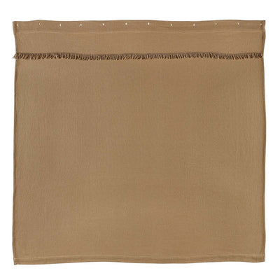 Burlap Natural Shower Curtain 72'' x 72''