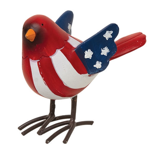 Set of 3 Americana Bird Resin Figures