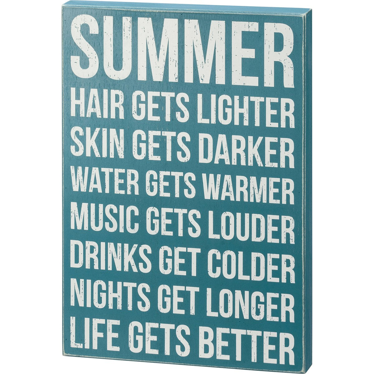 Surprise Me Sale 🤭 Summer Life Gets Better 17" Box Sign