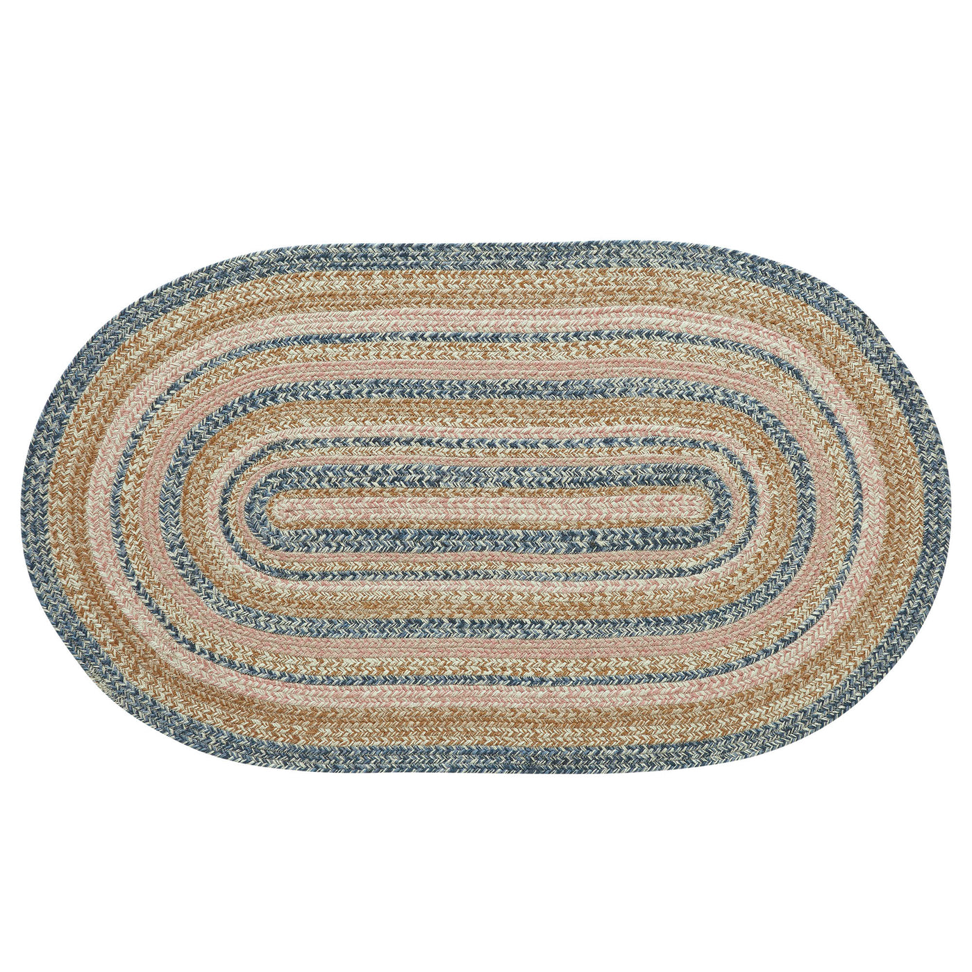 Kaila Jute 48" Oval Rug w/ Pad
