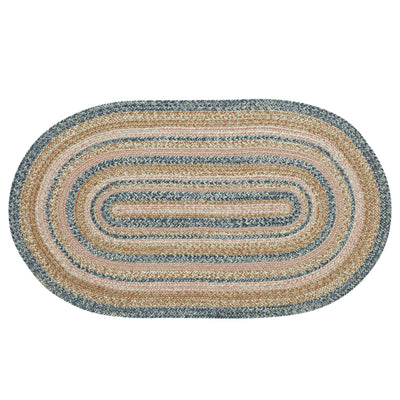Kaila Jute 48" Oval Rug w/ Pad