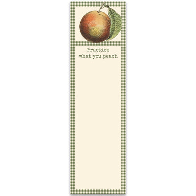 Practice What You Peach Magnetic List Pad