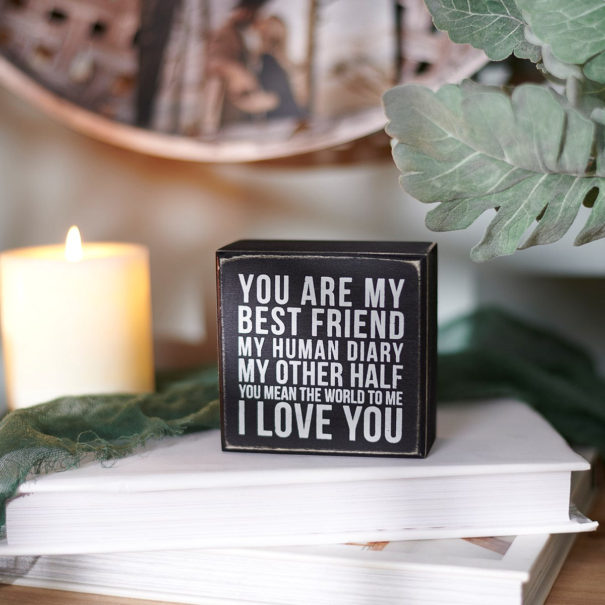 Surprise Me Sale 🤭 Best Friend I Love You 3.5" Mini Box Sign