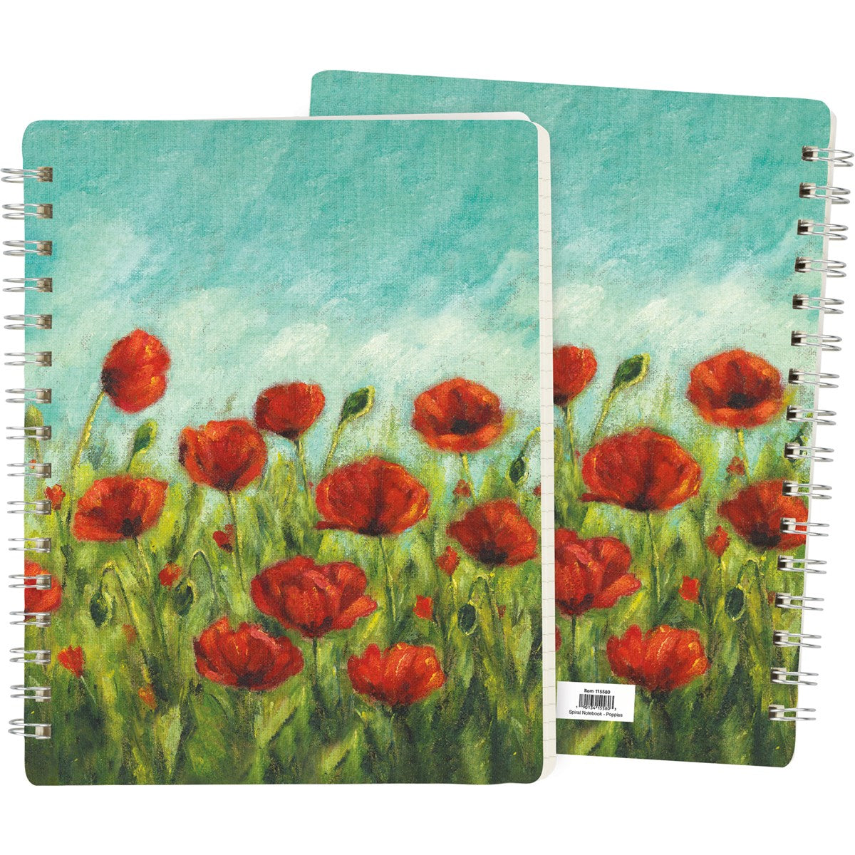 Red Poppies Spiral Notebook Journal