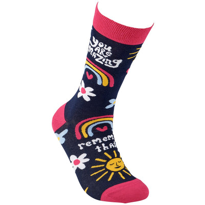 You Are Amazing Fun Novelty Socks