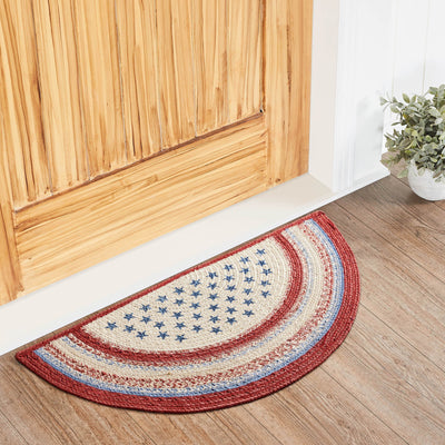 Celebration Americana Half Circle Jute Rug