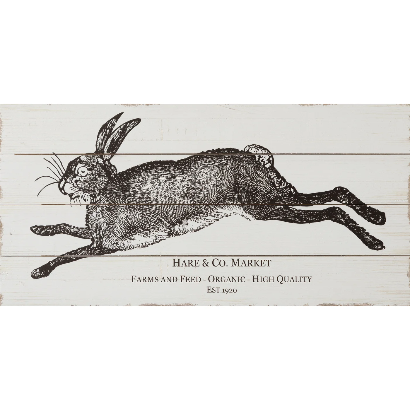 Hare and Co. Market 24" Rabbit Themed Sign
