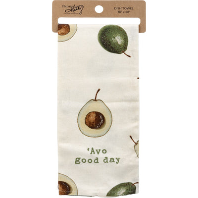 Avo Good Day Punny Kitchen Towel