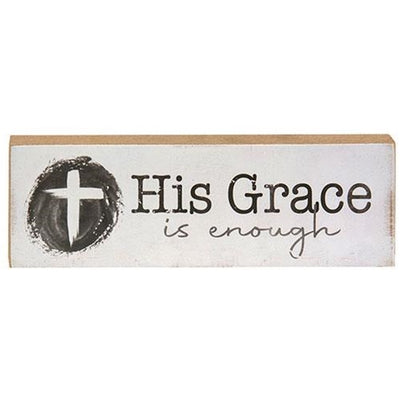 Set of 3 Have Faith Messages Mini Block Signs