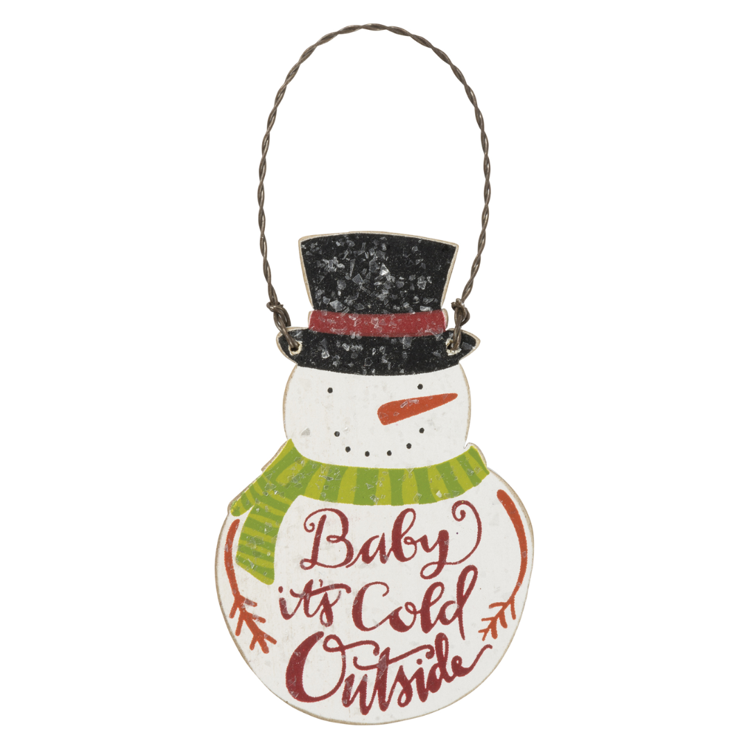 DAY 1 ✨ 25 Days of Ornaments ✨ Baby It's Cold Outside Snowman Ornament