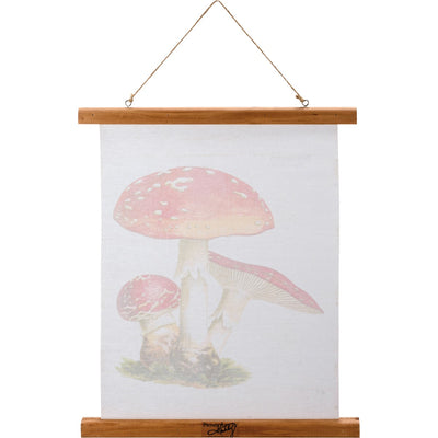 💙 Red Cap Mushroom Hanging Canvas Wall Decor