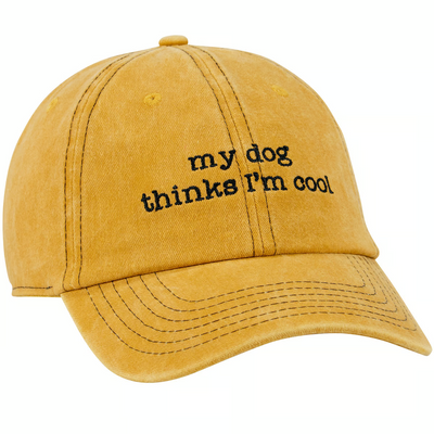 My Dog Thinks I'm Cool Baseball Cap