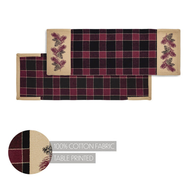 Connell Pinecone 24" Table Runner