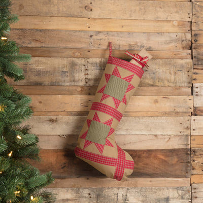 Dolly Star Tan Patch Stocking 20"