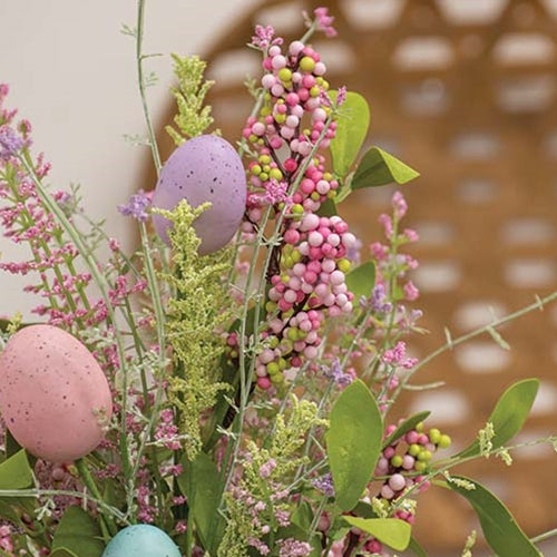 Easter Egg Hunt 22" Faux Floral Bush