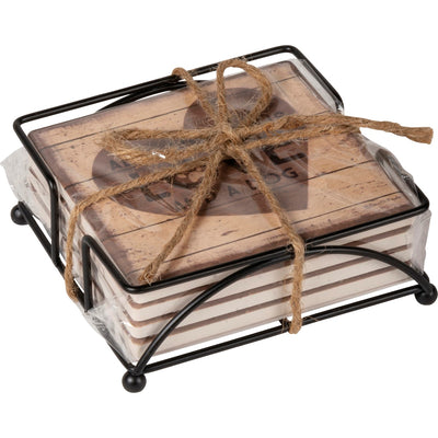 All You Need Is Love And A Dog Coaster Set