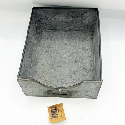 Distressed Metal Industrial-Style Tray