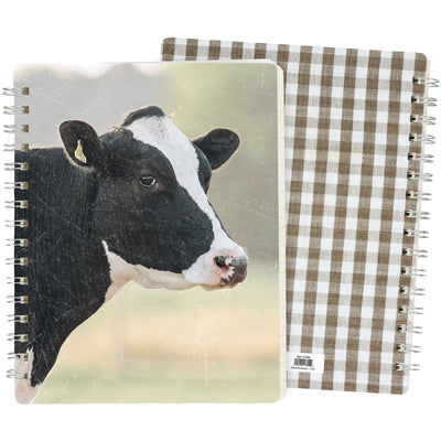 Cow Photo Spiral Notebook Journal