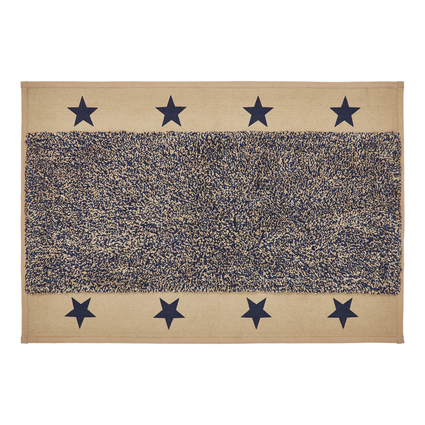 My Country Navy Blue Stars Bathmat 20" x 30"