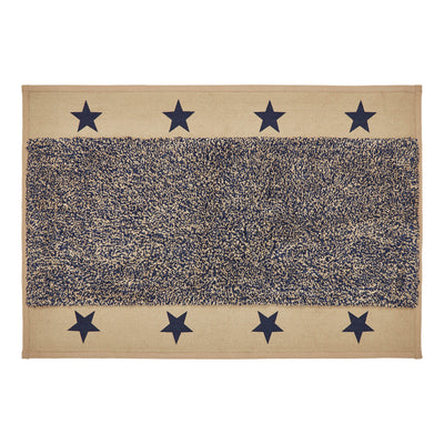 My Country Navy Blue Stars Bathmat 20" x 30"