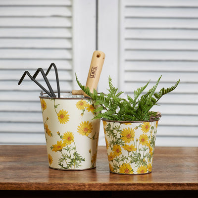 Set of 2 Every Daisy Buckets
