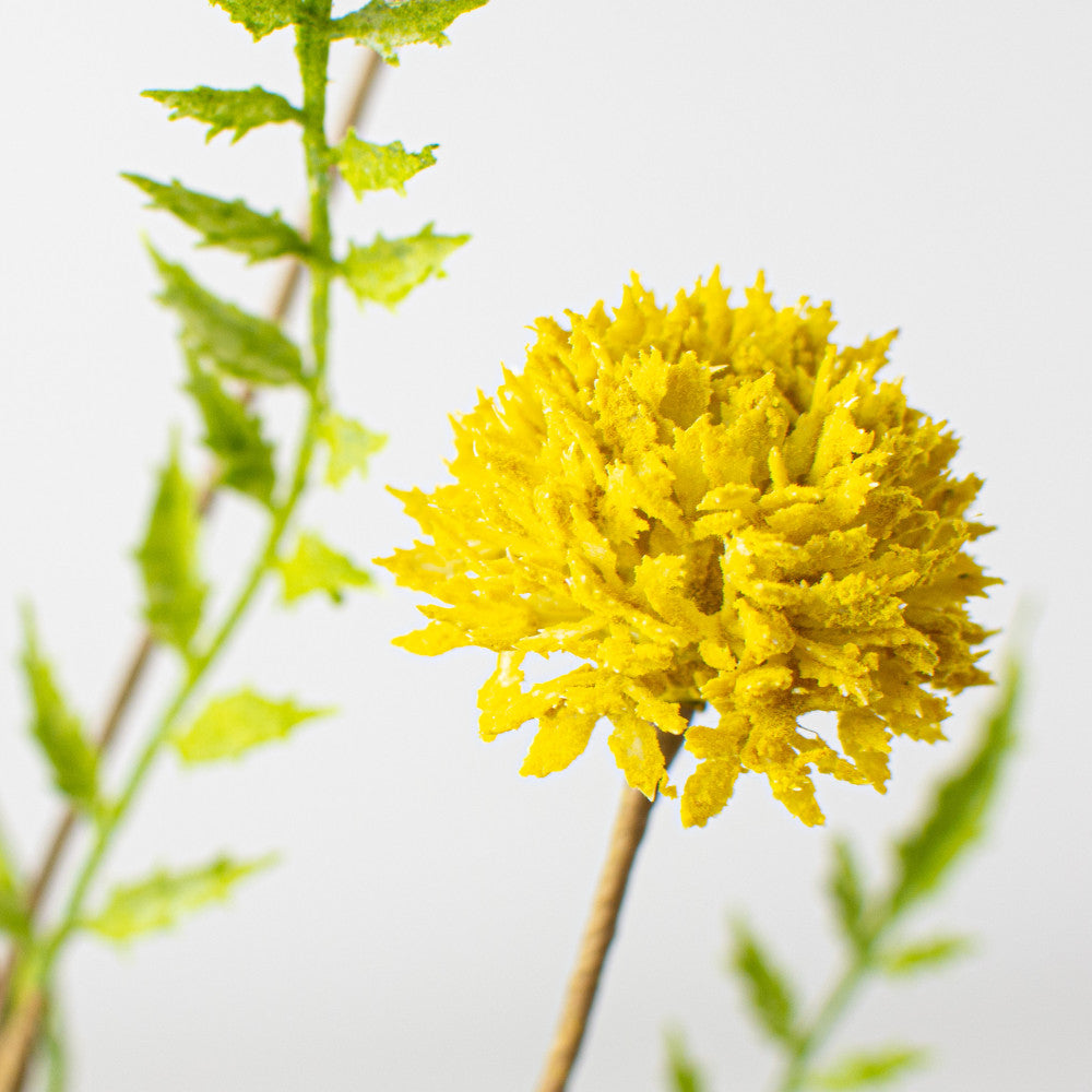 💙 Yellow Clover 28" Faux Floral Stem