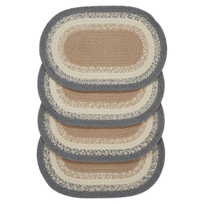 Set of 4 Finders Keepers Oval Placemats