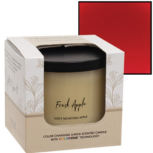 Fresh Apple Color Changing Candle 15.5oz