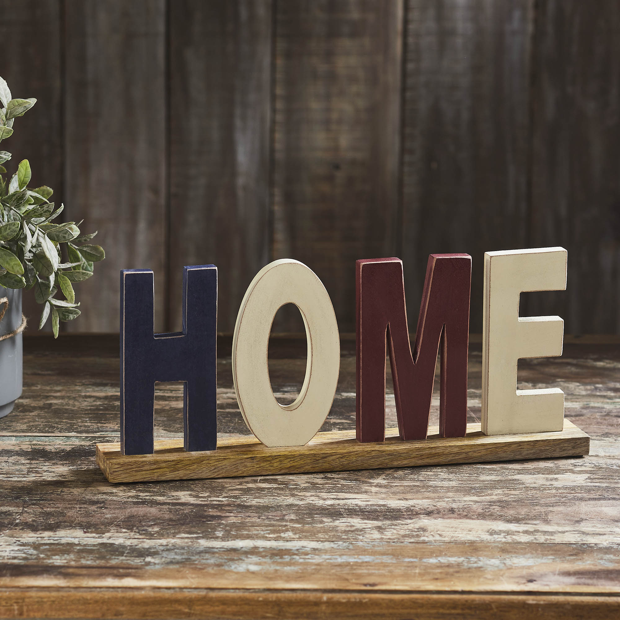Americana HOME Wooden Block Letters – Blueberry Lane Shop