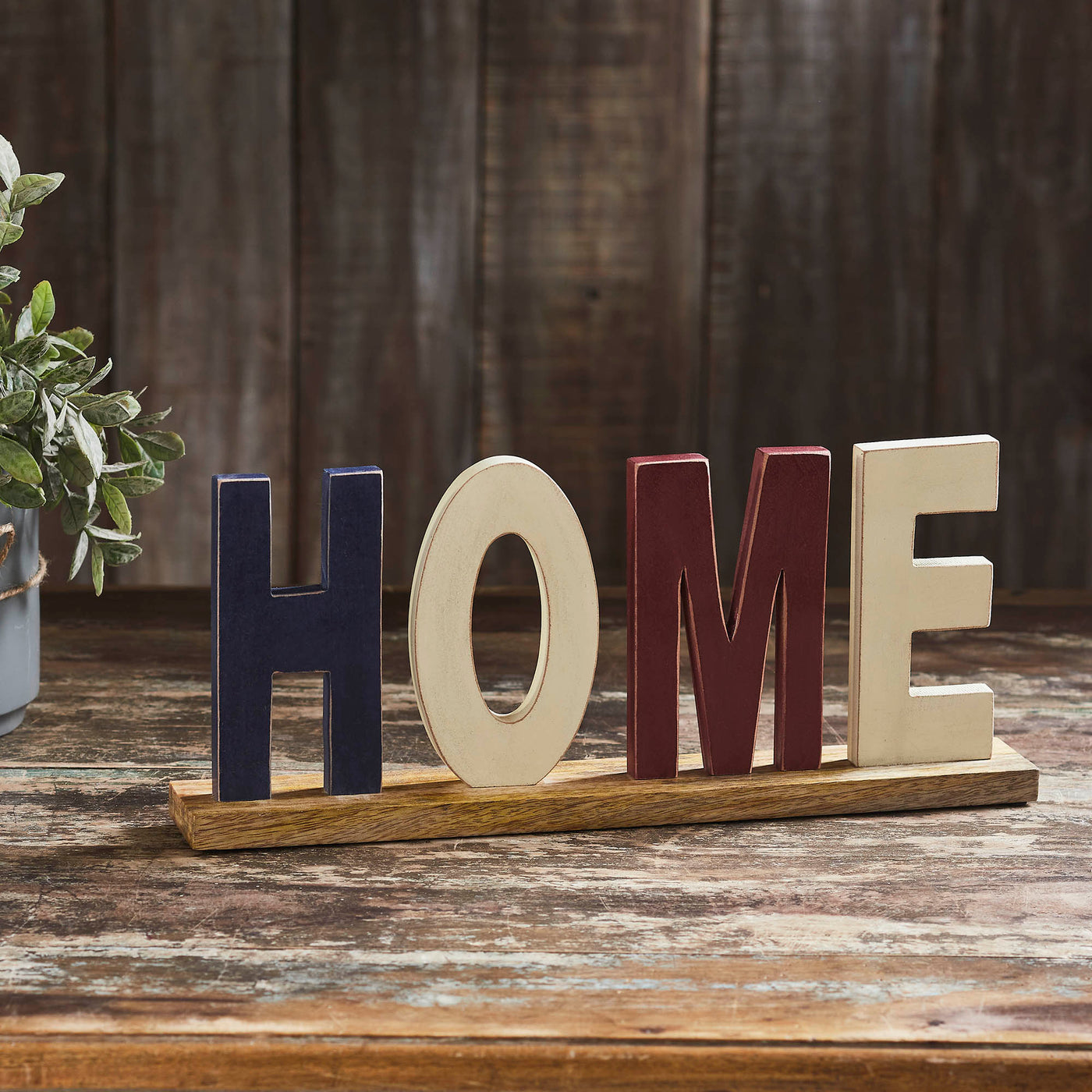 Americana HOME Wooden Block Letters