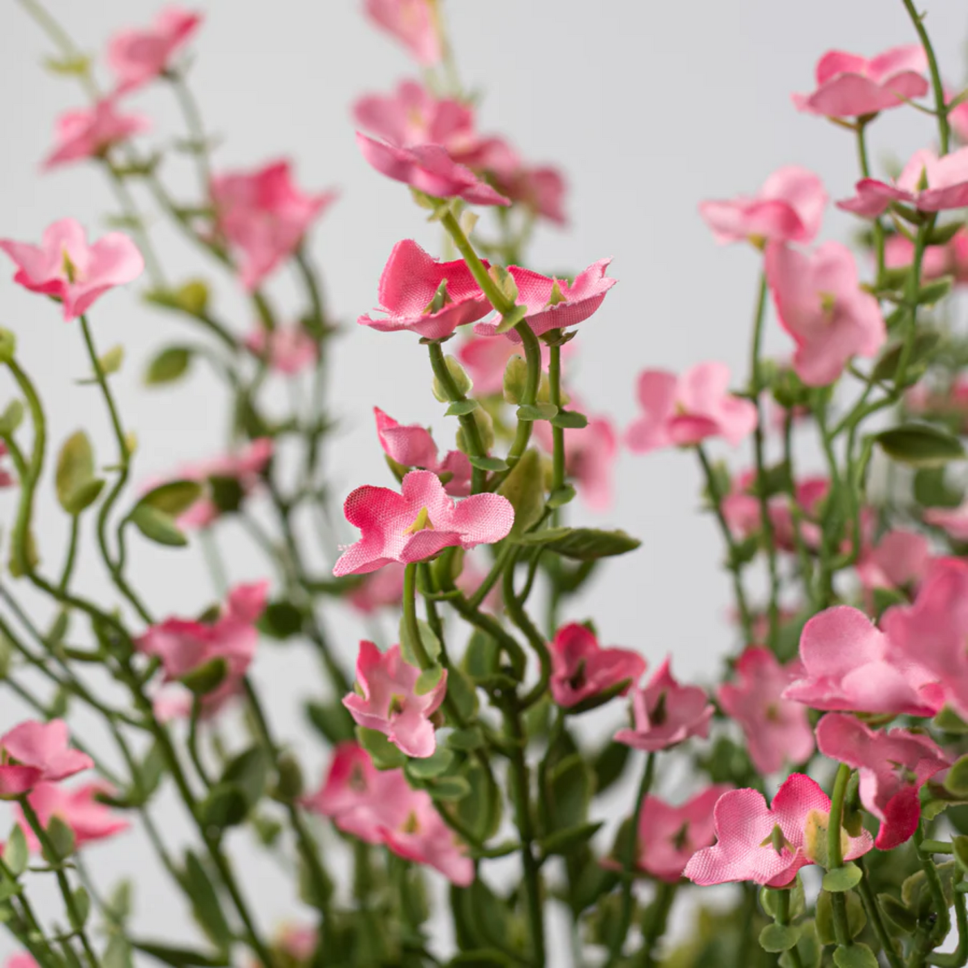 💙 Pink Forget-Me-Not 17" Faux Floral Bush
