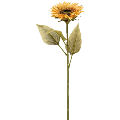 💙 Sunflower 28" Faux Floral Stem