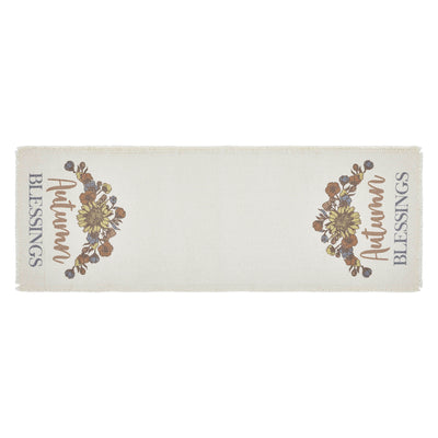 Bountifall Autumn Blessings 24" Table Runner