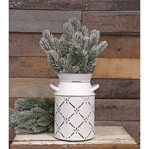 Snowy Pine 14.5" Faux Evergreen Bush