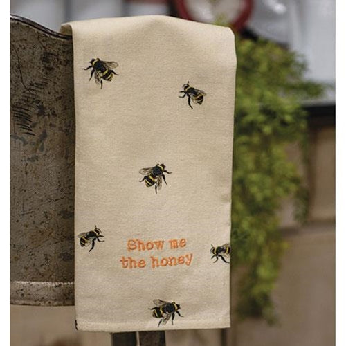Show Me the Honey Bee Dish Towel