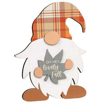 Set of 3 Fall Love Gnome Easel Signs