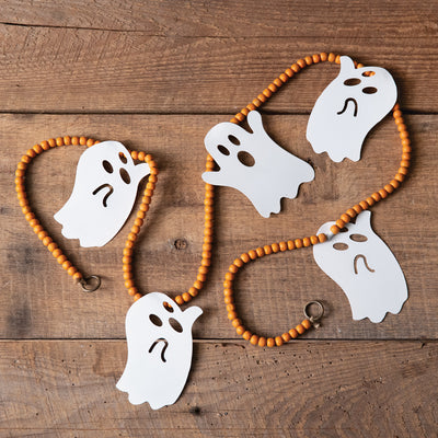 Ghost Beaded 60" Halloween Garland