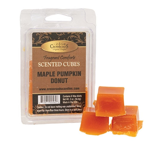 Maple Pumpkin Donut Scent Wax Melt Cubes 2 oz