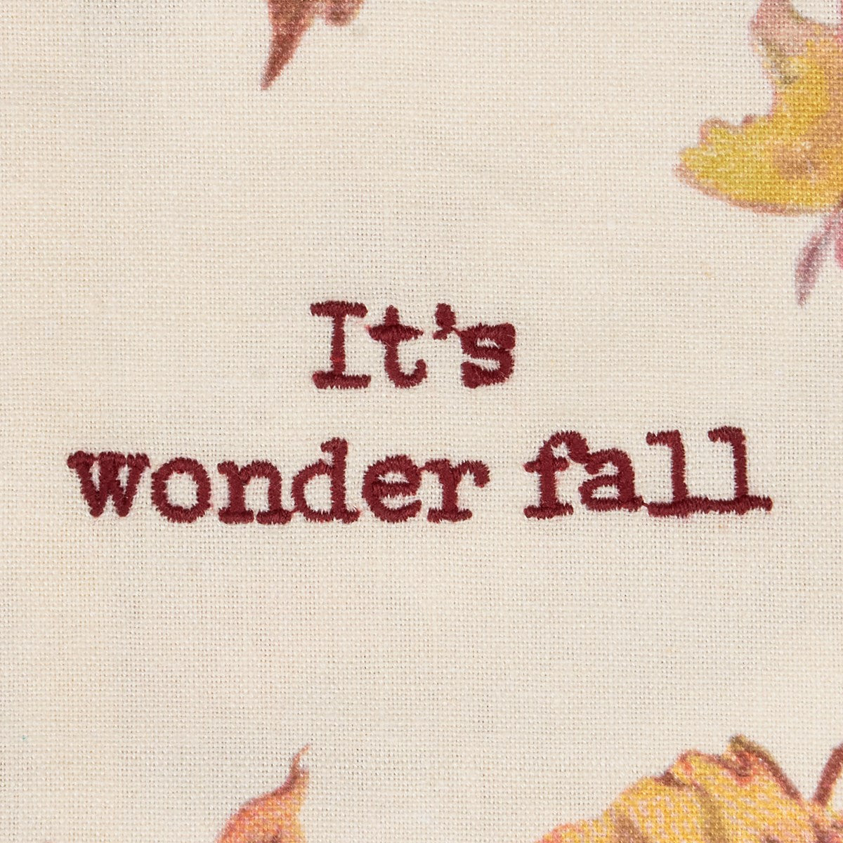 It's Wonder Fall Leaves Kitchen Towel