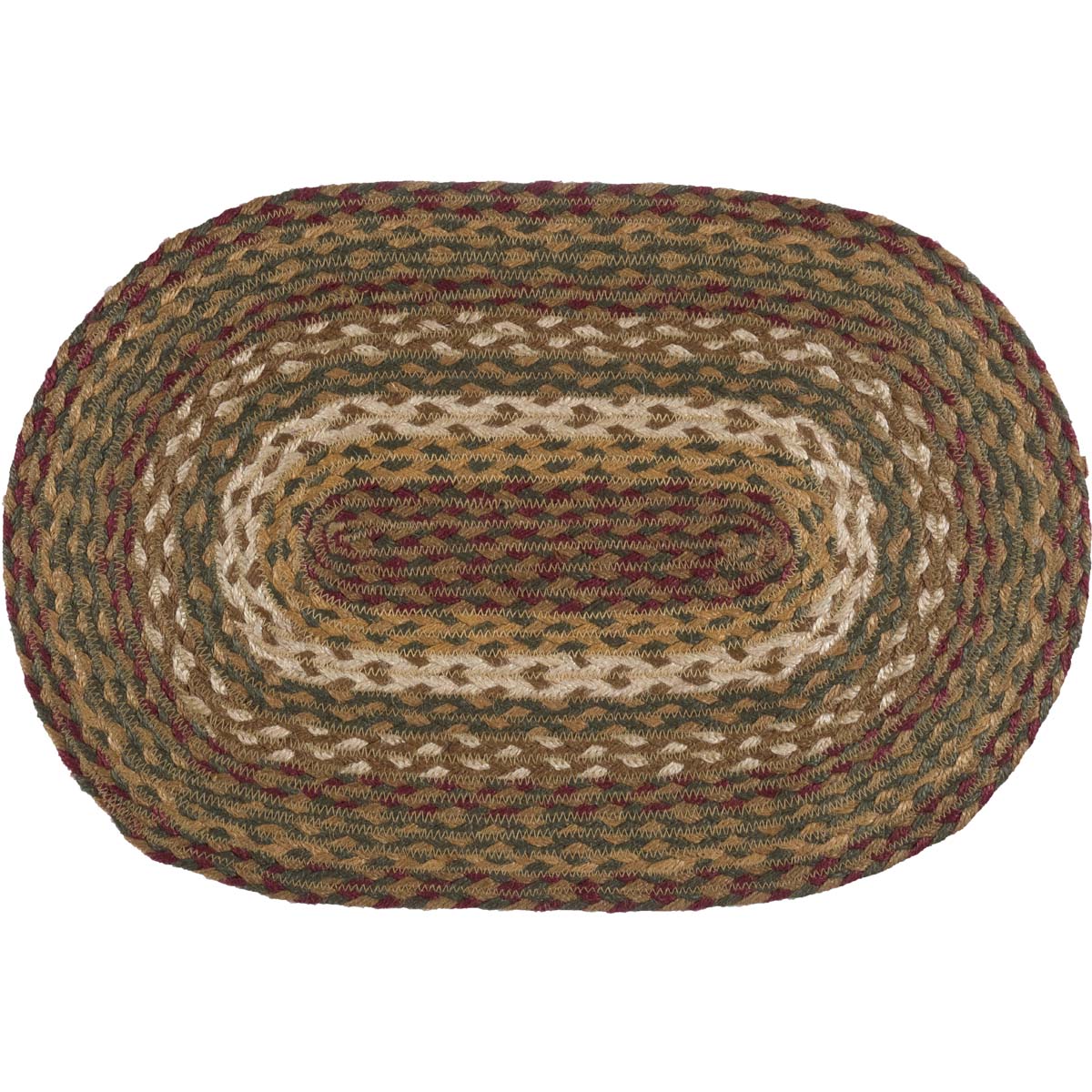 Set of 6 Tea Cabin Jute Placemats 12'' x 18''