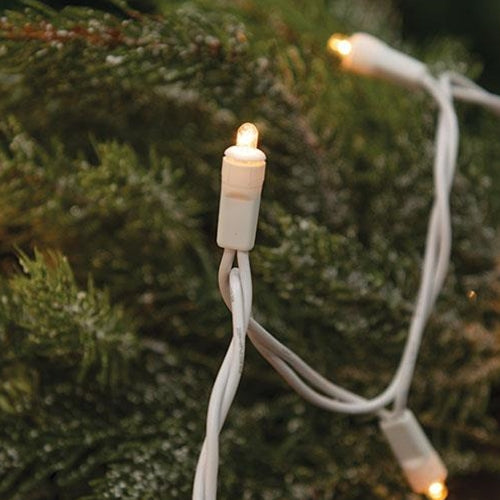 DecoLights Teeny Lights White Cord 35 Count