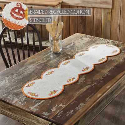 Country Halloween Stencil 48" Table Runner