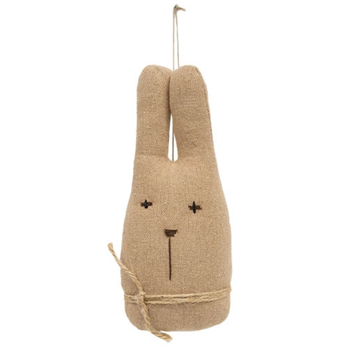 Set of 3 Fabric Rabbit Head Ornaments