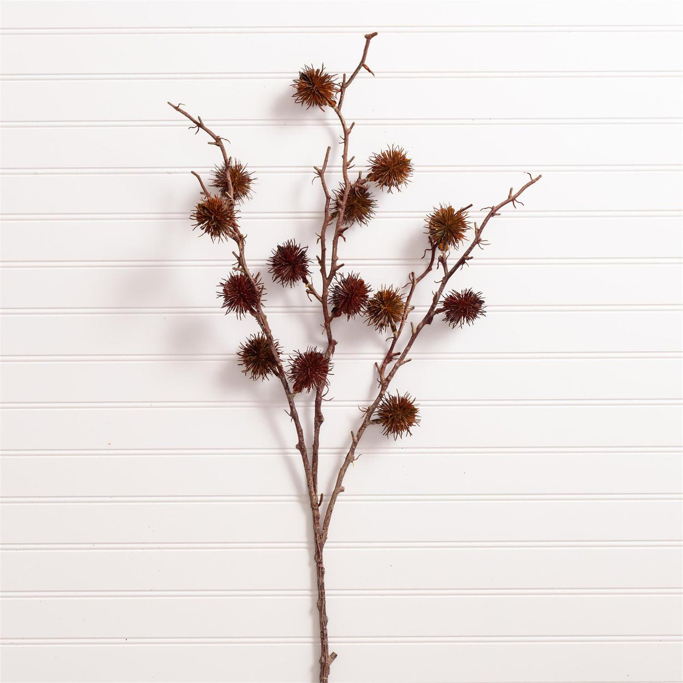 Brown Gum Pod 32" Faux Floral Spray