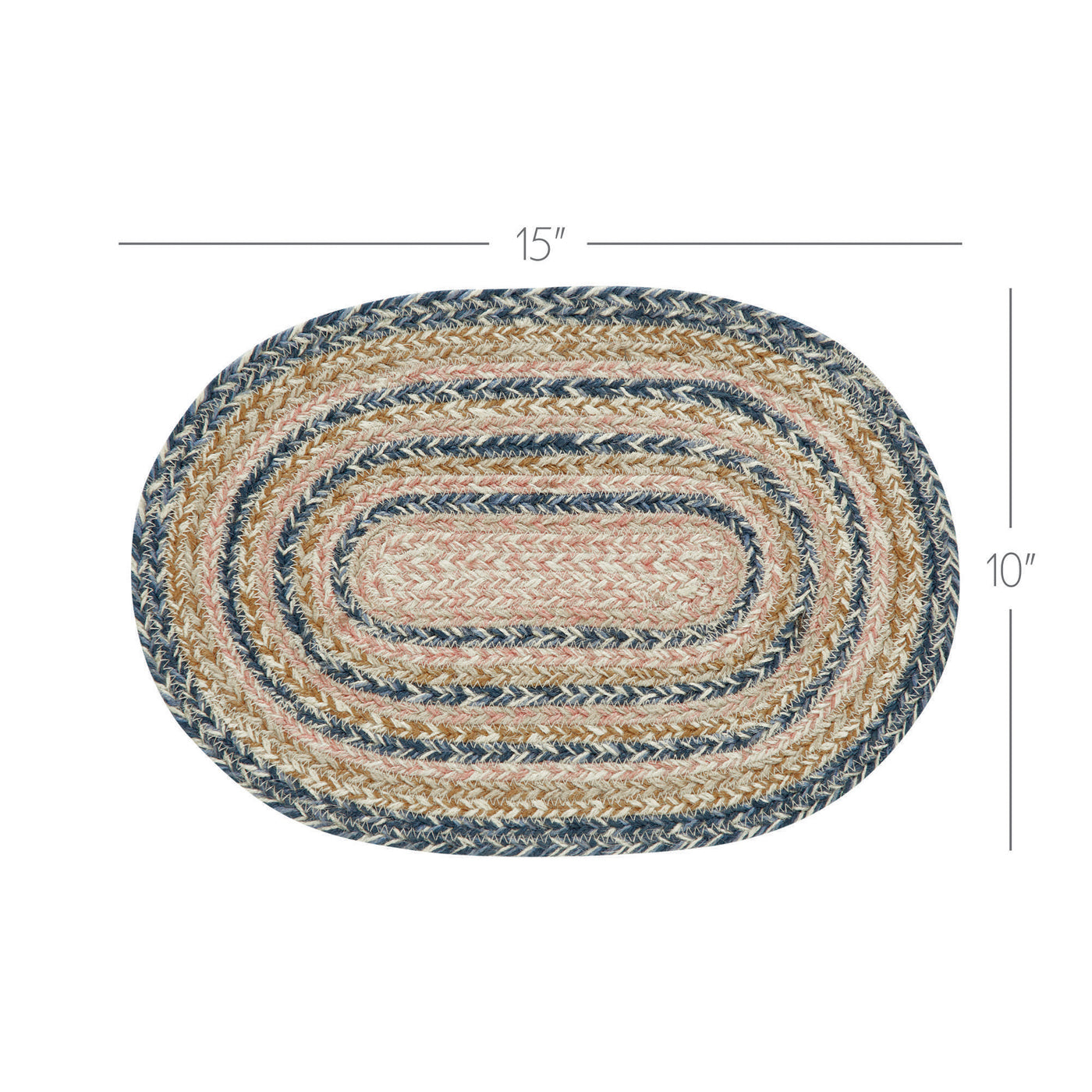 Kaila Jute Oval Placemat 10'' x 15''